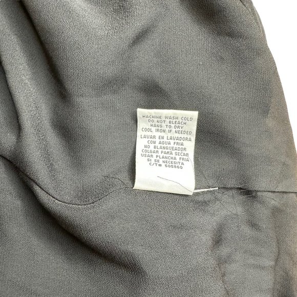 Danny & Nicole Maxi Dress Size 10 Black Lined Zip Back Sleeveless - Picture 13 of 15